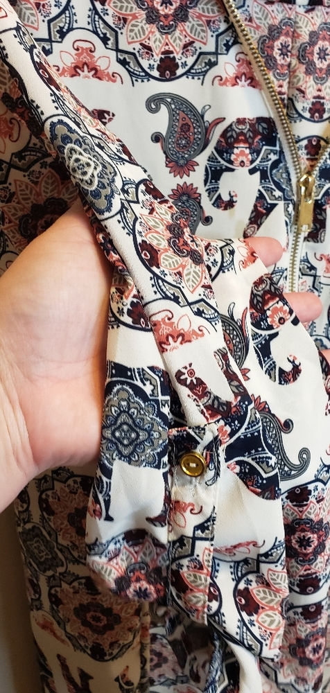 Elephant Long Sleeve Blouse